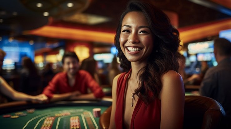 Chat interface showing dealer and player interaction